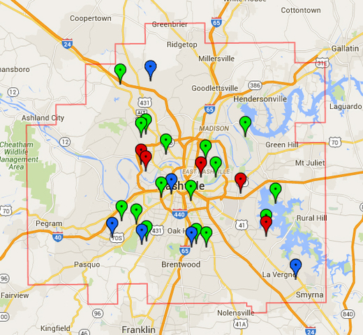 Storms Cause Wrecks, Power Outages Across Nashville - Story