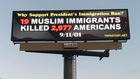 Sign Supporting Travel Ban Stirs Controversy