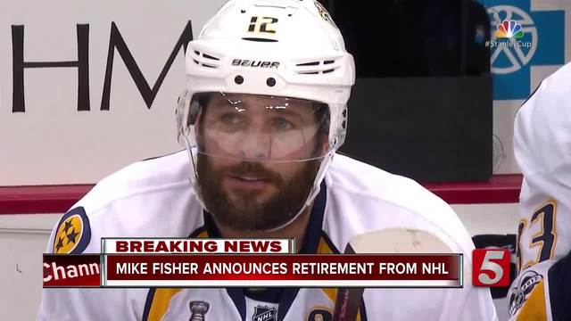 Predators Captain Mike Fisher Retires