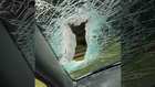 Driver Hurt When Brick Thrown Through Windshield