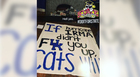 UK Football Banner Offends Hurricane Victims