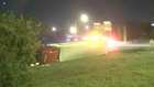 Semi Carrying 40,000 Pounds Of Food Overturns