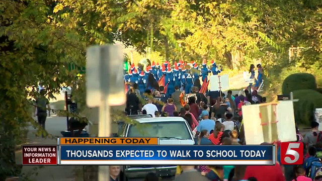 Students Celebrate 'Walk and Bike to School Day' Students Celebrate 'Walk and Bike to School Day'