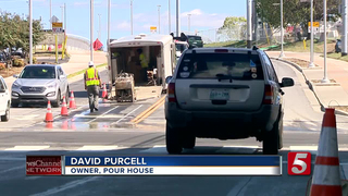 Division St. Bridge Opens In Downtown Nashville