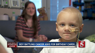Boy Battling Leukemia Asks for Birthday Cards