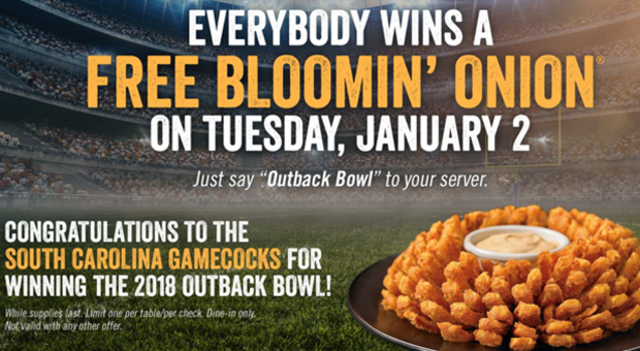 MI takes on SC in Outback Bowl, game seen on ESPN2