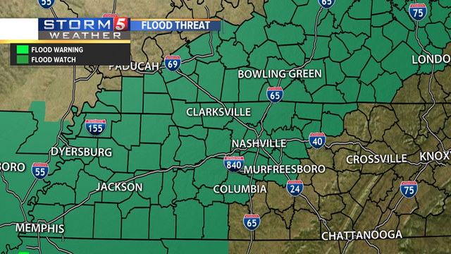 Most of Kentucky under flood watch Most of Kentucky under flood watch