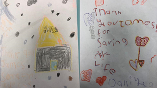 Kindergarteners Thank Waffle House Hero