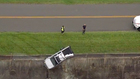 Truck Hangs From Wall In Nashville