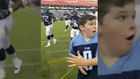 Boy Gets High Five From Marcus Mariota