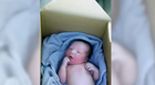 Baby Left In Box Outside Fire Station
