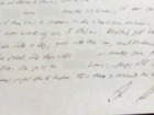 What's in the letter from Joe Clyde's Father