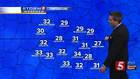 Frigid night with lows in the mid to lower 20s